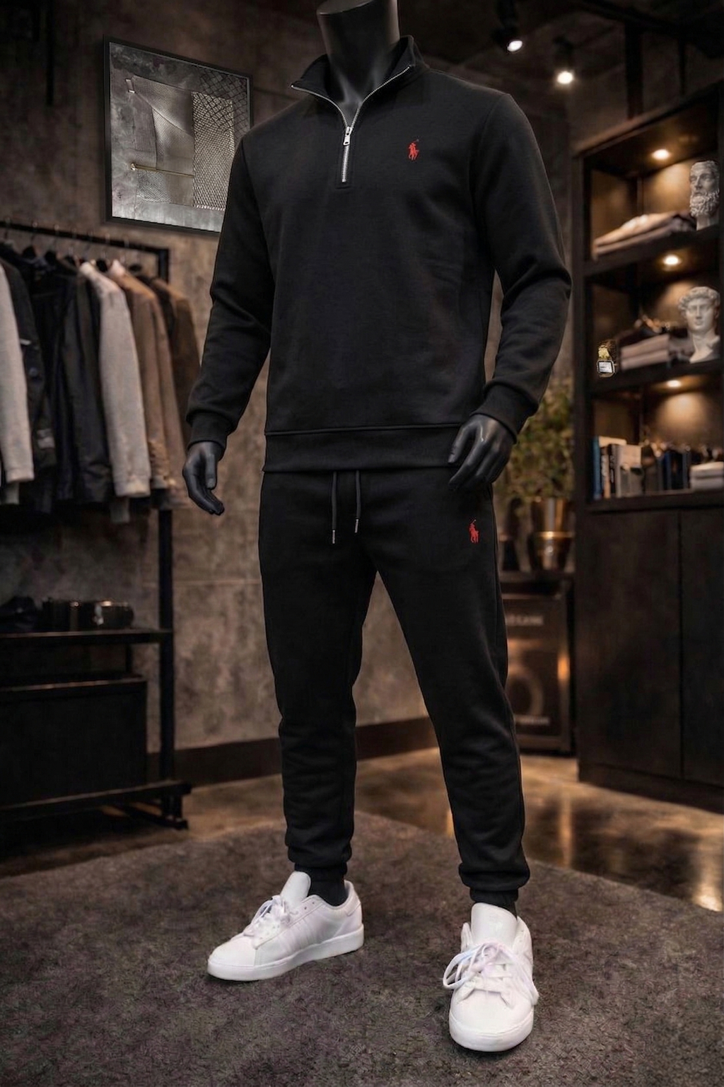 Костюм Polo з ВИШИВКОЮ Black🚀