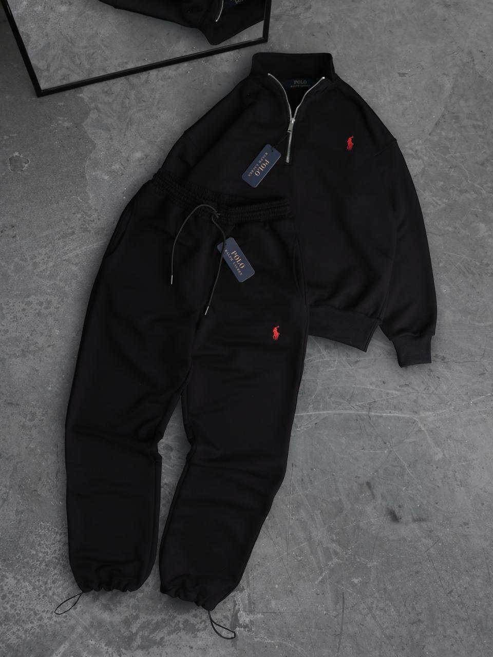 Костюм Polo з ВИШИВКОЮ Black🚀